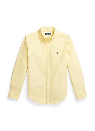 Дитяча жовта сорочка 100% бавовна ralph lauren на мальочку 7 років