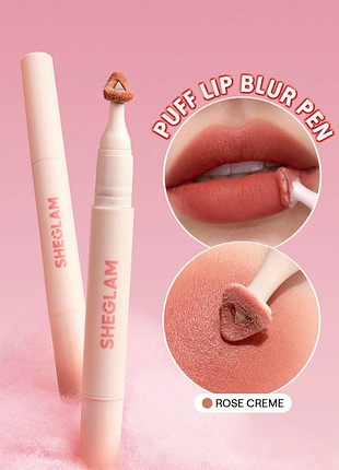 Помада-кушон sheglam marshmallow puff lip blur pen - 212 rose creme (6038-212)
