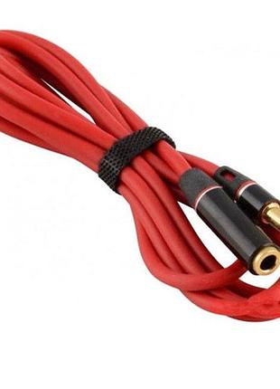 Кабель value s0691 aux audio 3.5мм m/f 1.2м premium oem красный