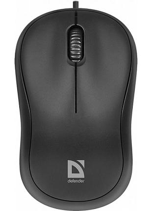 Мышка defender patch ms-759 проволочная 3кн 1000dpi черная