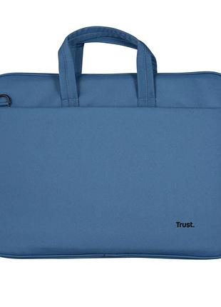 Сумка для ноутбука 16" trust bologna slim bag 16 синий (24448)