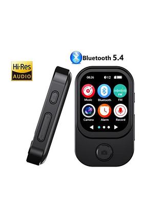 Mp3 плеєр rock star m8 2.0" bluetooth 5.4 hi-fi 64gb з відео камерою сенсорний type c чорний