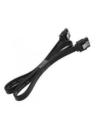 Кабель value s0712 serial ata iii 0.4м 7pin f/f черный