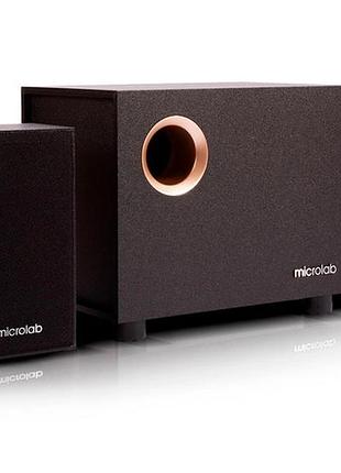 Колонки microlab m-105 10 вт 2.1 проводная черная