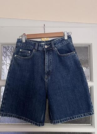 Джинсові шорти denim crop 34, xs нові