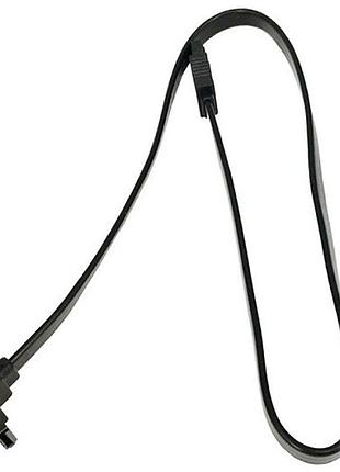 Кабель sata value s0283 7pin f–f, 0.4м, кутовий конектор, чорний