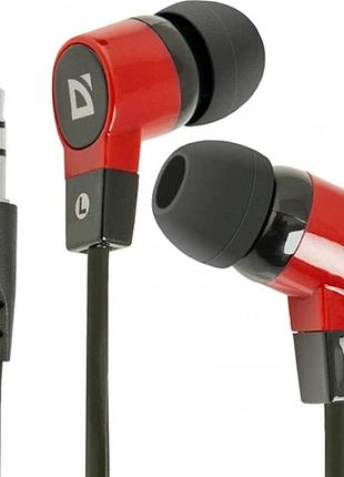 Навушники defender basic 619 63619 1.1м 105дб 63619 black-red