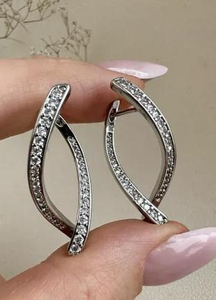 ❤️❤️❤️сережки xuping jewelry овальні дужки