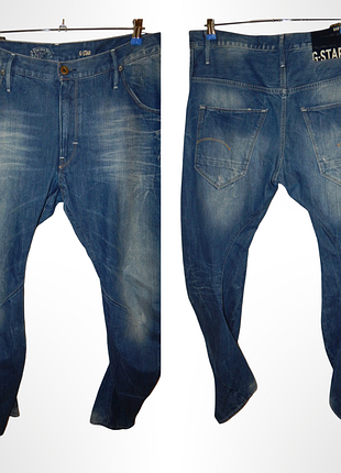 Чоловічі джинси g-star raw arc 3d loose tapered. size w34 l34
