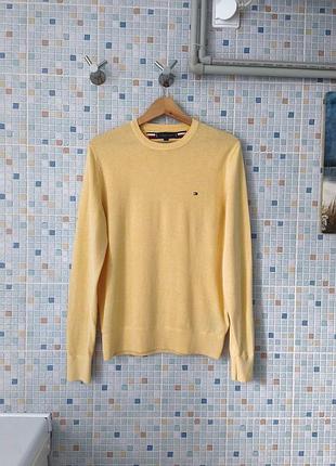 Свитер, шёлк, хлопок tommy hilfiger.