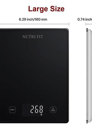 Кухонные весы nutri fit digital food scales — точность и стиль