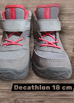 Черевики для дівчинки decathlon,  18 cm стелька
