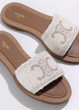Шлепанцы celine