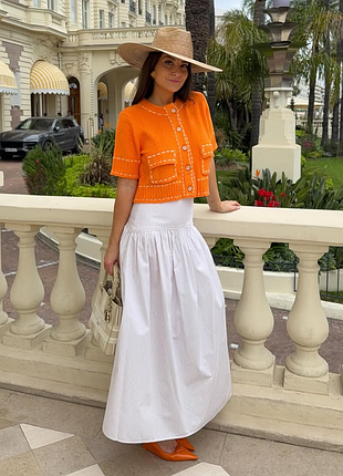 Бавовняна спідниця zara