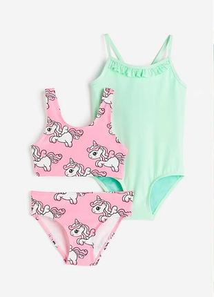 Купальник сдельный h&amp;m для девочки