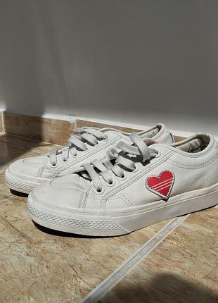 Женские кеды adidas originals nizza trefoil w