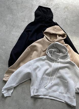 Вкорочений худі oversize 3