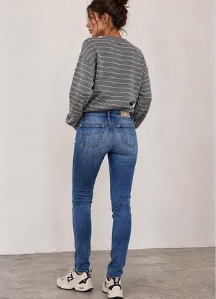 Diesel оригінал жіночі сині джинси скінні, diesel getlegg slim-skinny low-waist, завужені брюки з низькою посадкою, розмір 27