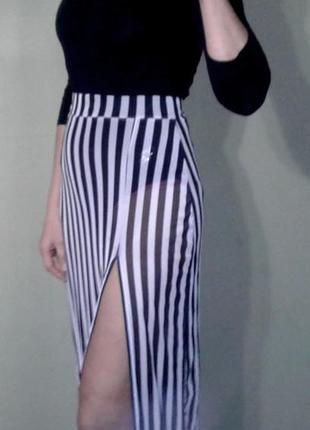 Длинная юбка сетка missguided