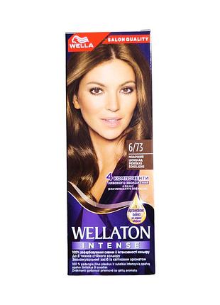 Крем-краска для волос wellaton intenseя 6/73 молочный шоколад 110 мл.