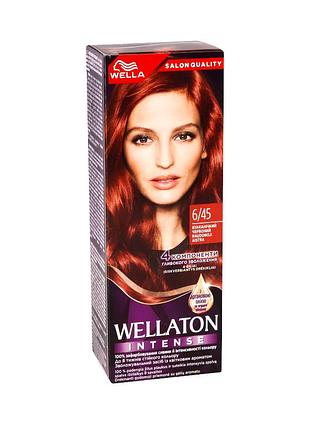 Крем-краска для волос wellaton intense 6/45 вулканически красный 110 мл.