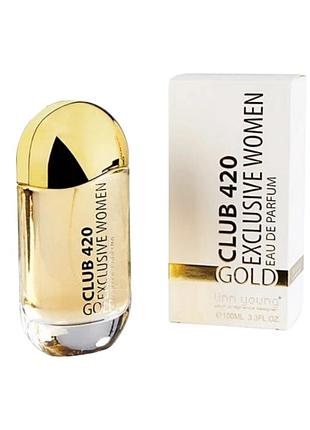 Парфюмированная вода женская linn young club 420 gold woman edp 100 мл. 0707