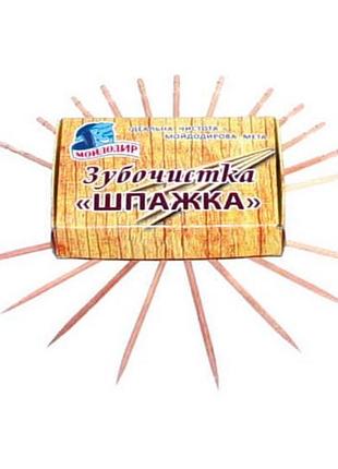 Зубочистка шпажка мойдодыр 150 шт.