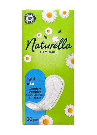 Ежедневные гигиенические прокладки naturella camomile light 20 шт.