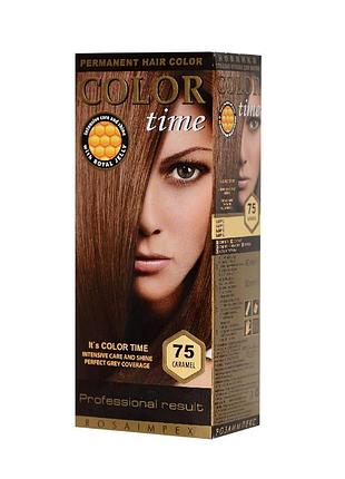 Фарба для волосся color time 75 карамель