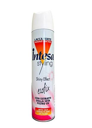 Лак для волос intesa styling с эффектом блеска экстрасильной фиксации 300 мл.