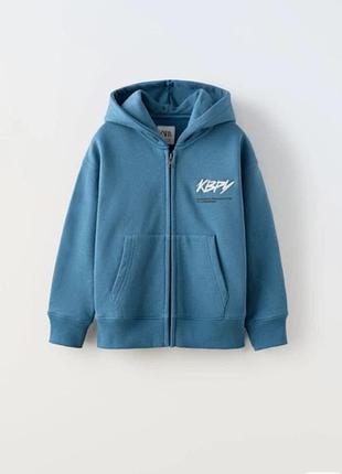 Кофта толстовка на замочку zara 152
