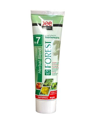 Зубная паста jee cosmetics лесная лечебный сбор №7 100 мл.