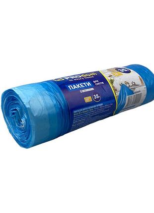 Пакети для сміття prodom 35 л. 30 шт. із зав'язкою 2009