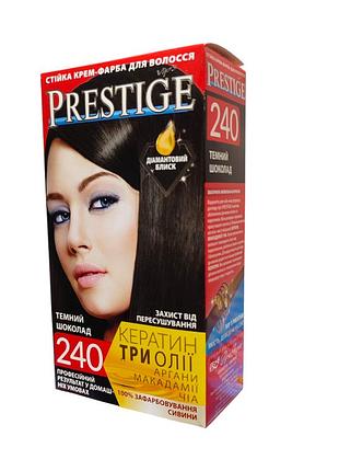 Краска для волос prestige 240 тёмный шоколад