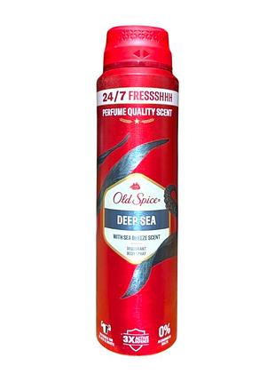 Дезодорант old spice deep sea мужской аэрозольный с запахом океана 150 мл 2473