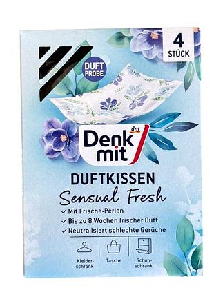 Ароматные подушечки для гардероба denkmit kissen sensual fresh 4 шт 1037
