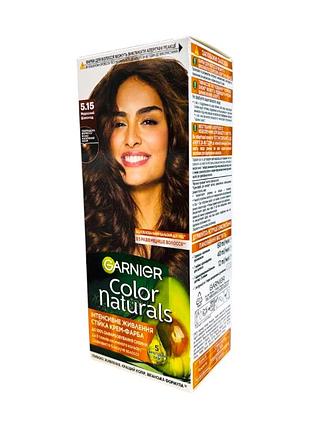 Краска для волос garnier color naturals 5.15 морозный шоколад