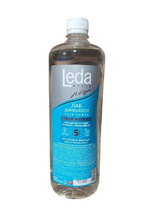 Лак для волосся leda style рідкий мегасильна фіксація 1 л.