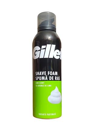 Піна для гоління gillette lime 200 мл.