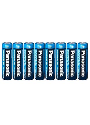 Батарейка r 6 general purpose до бренда panasonic 8 шт. 8604