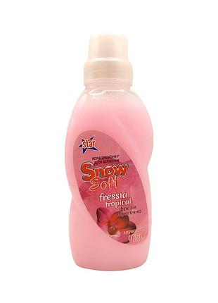 Кондиционер для белья snow soft с ароматом фрезия тропическая 500 мл.