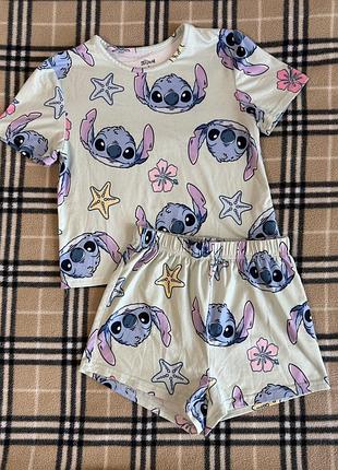 Піжама для дівчинки зі stitch 5-6 років 110-116 см