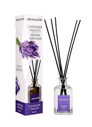 Аромадиффузор aromatop lavender violets лаванда фиалка 100 мл 0550