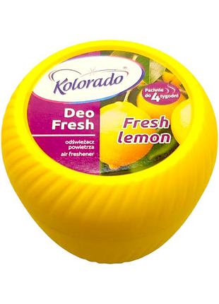 Освежитель воздуха deo fresh kolorado цитрусовый гелевый 150 г