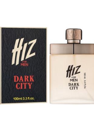 Туалетная вода мужская hiz dark city 100 мл 1468