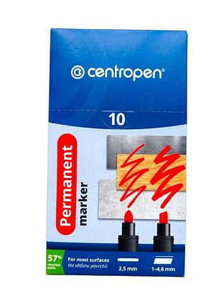 Маркер centropen красный 2,5мм. 10 шт 6918