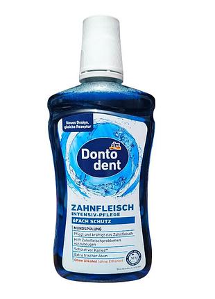 Ополаскиватель для ротовой полости dontorent zahnfleisch intensiv-pflege интенсивный уход 500 мл.