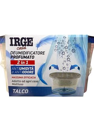 Средство для поглощения запаха и влаги irge talco тальк контейнер 400 мл 3326