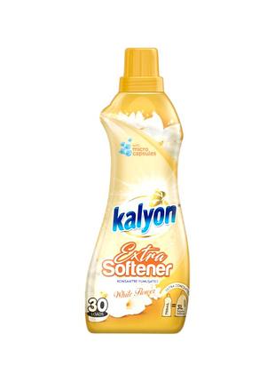 Кондиціонер для білизни kalyon extra білі квіти 750 мл.