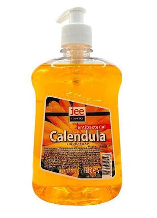 Мило рідке jee cosmetics regular calendula календула антибактеріальне дозатор 500 мл.